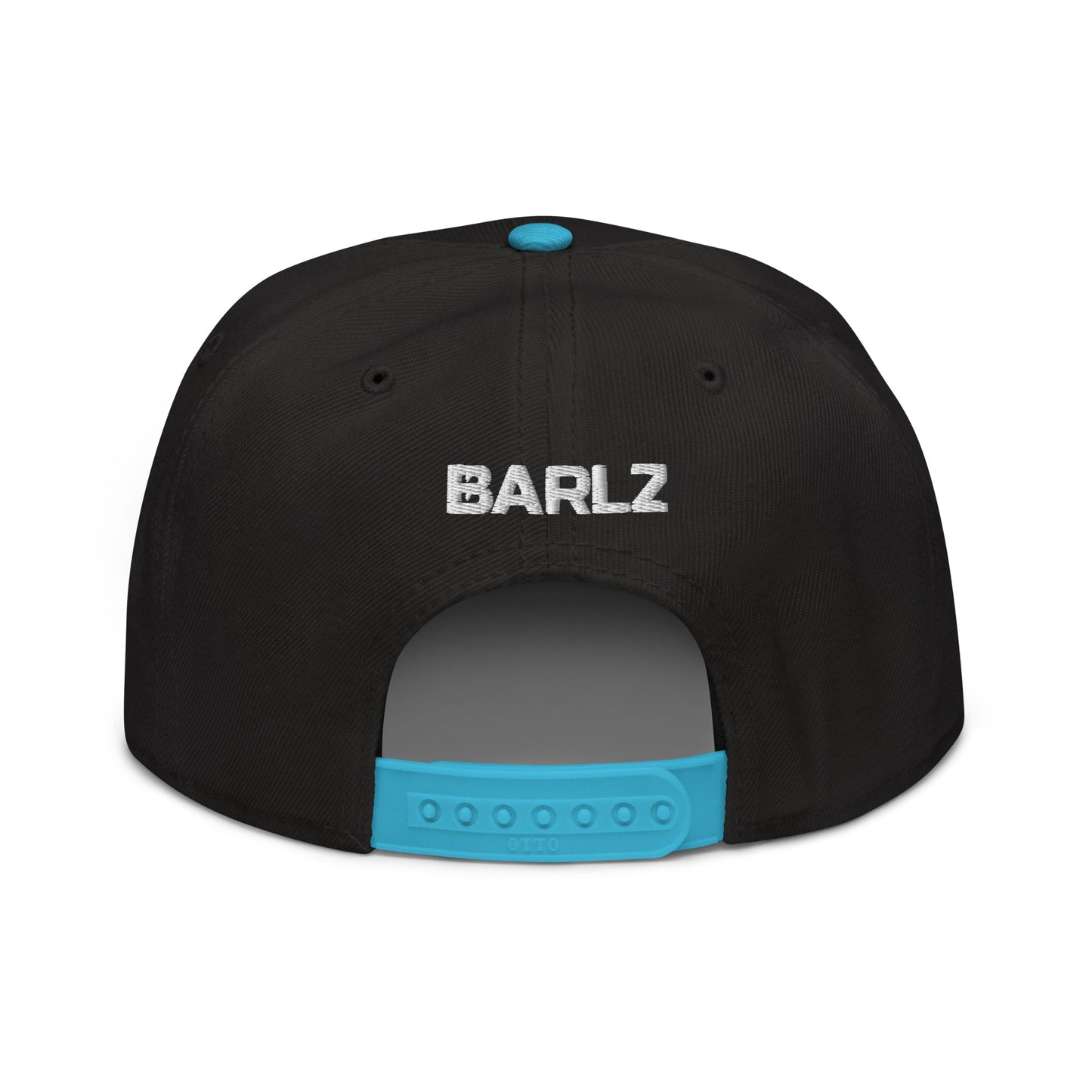 Barlz Hat Aqua Black & Aqua Blue