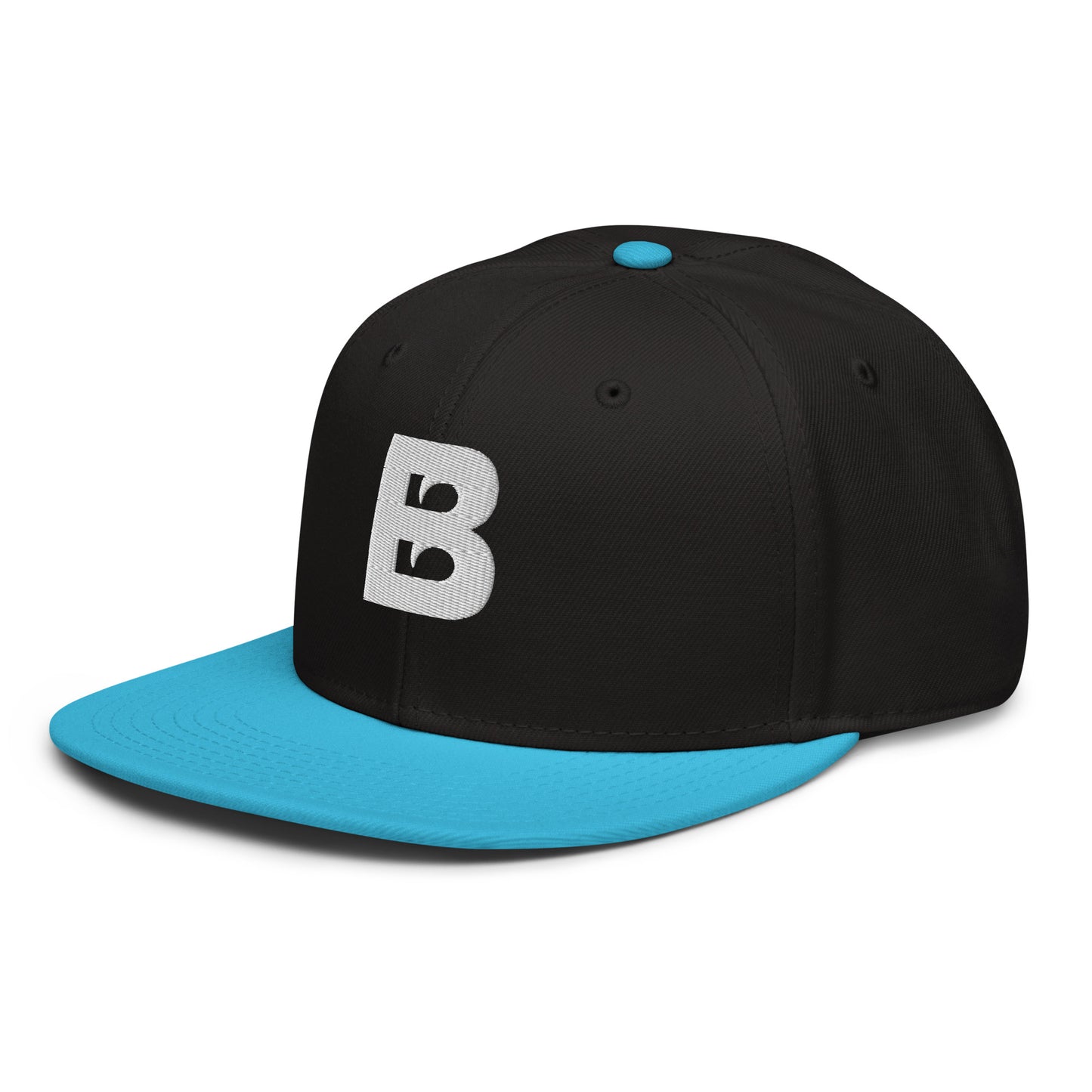 Barlz Hat Aqua Black & Aqua Blue