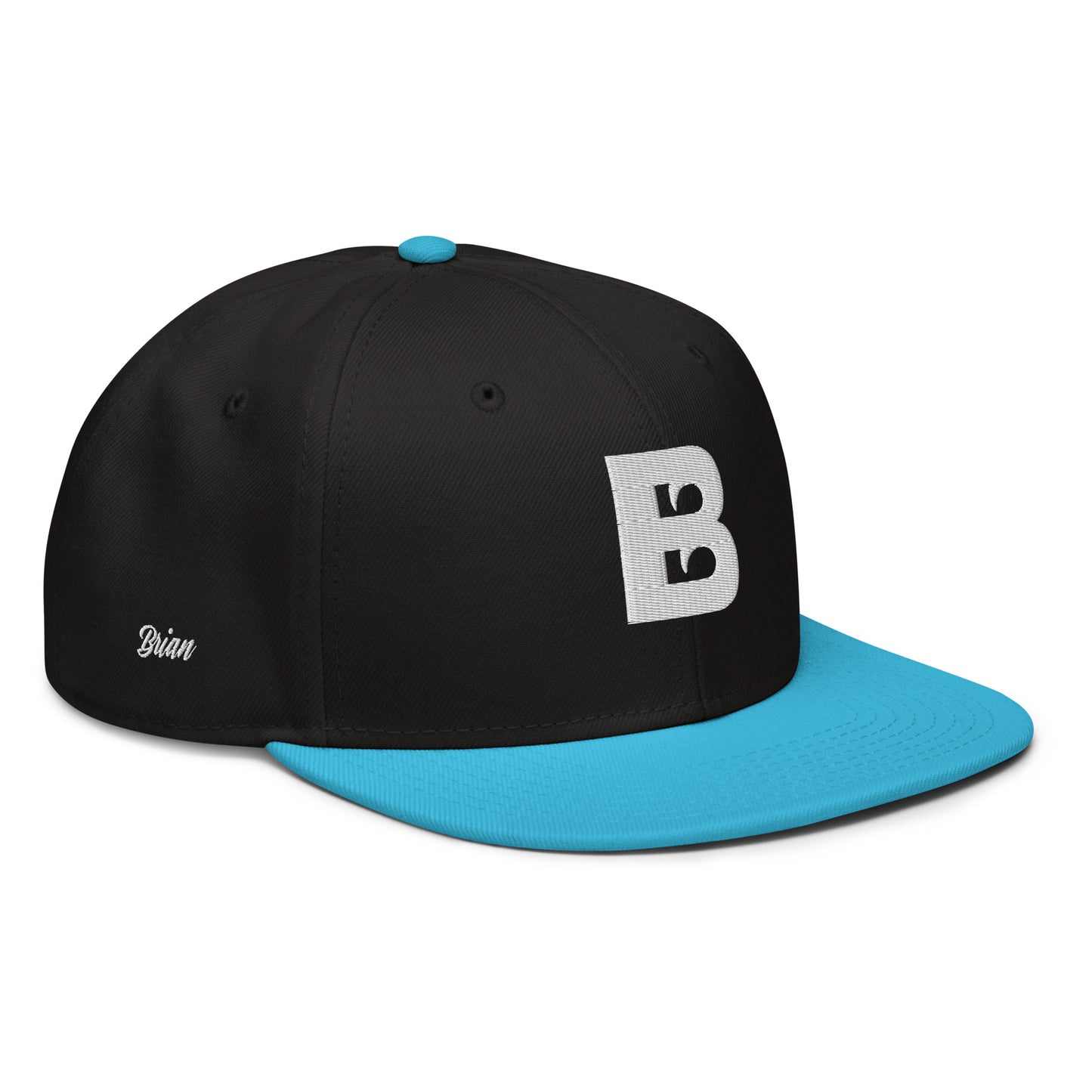 Barlz Hat Aqua Black & Aqua Blue