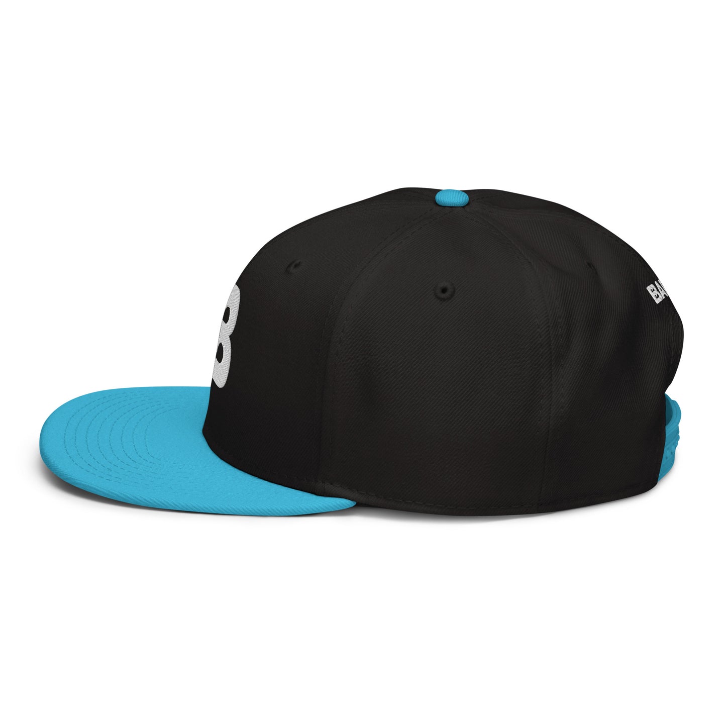 Barlz Hat Aqua Black & Aqua Blue