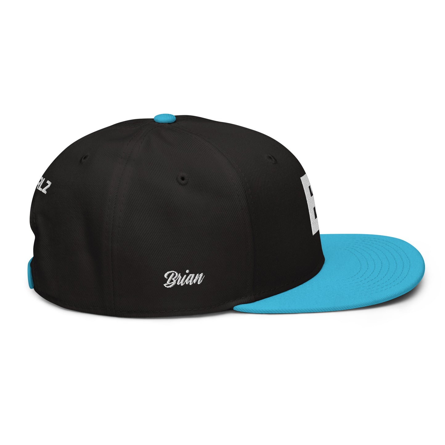 Barlz Hat Aqua Black & Aqua Blue
