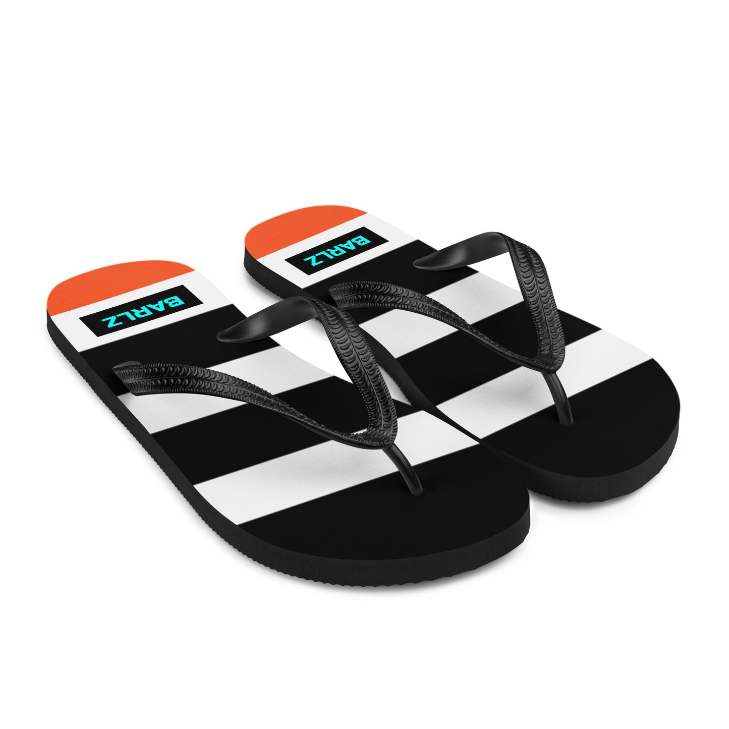 Beach Flio Flops With Stripes