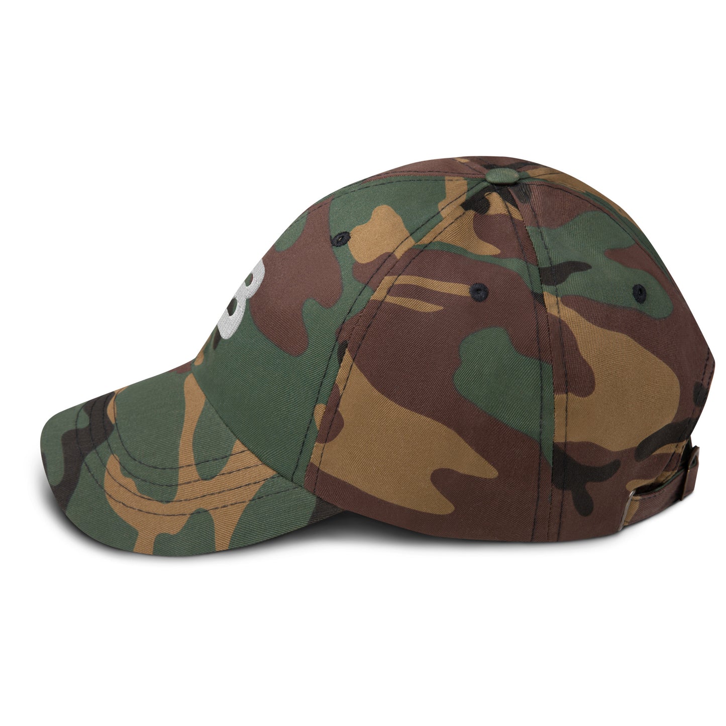 Classic Dad's Hat Green Camo