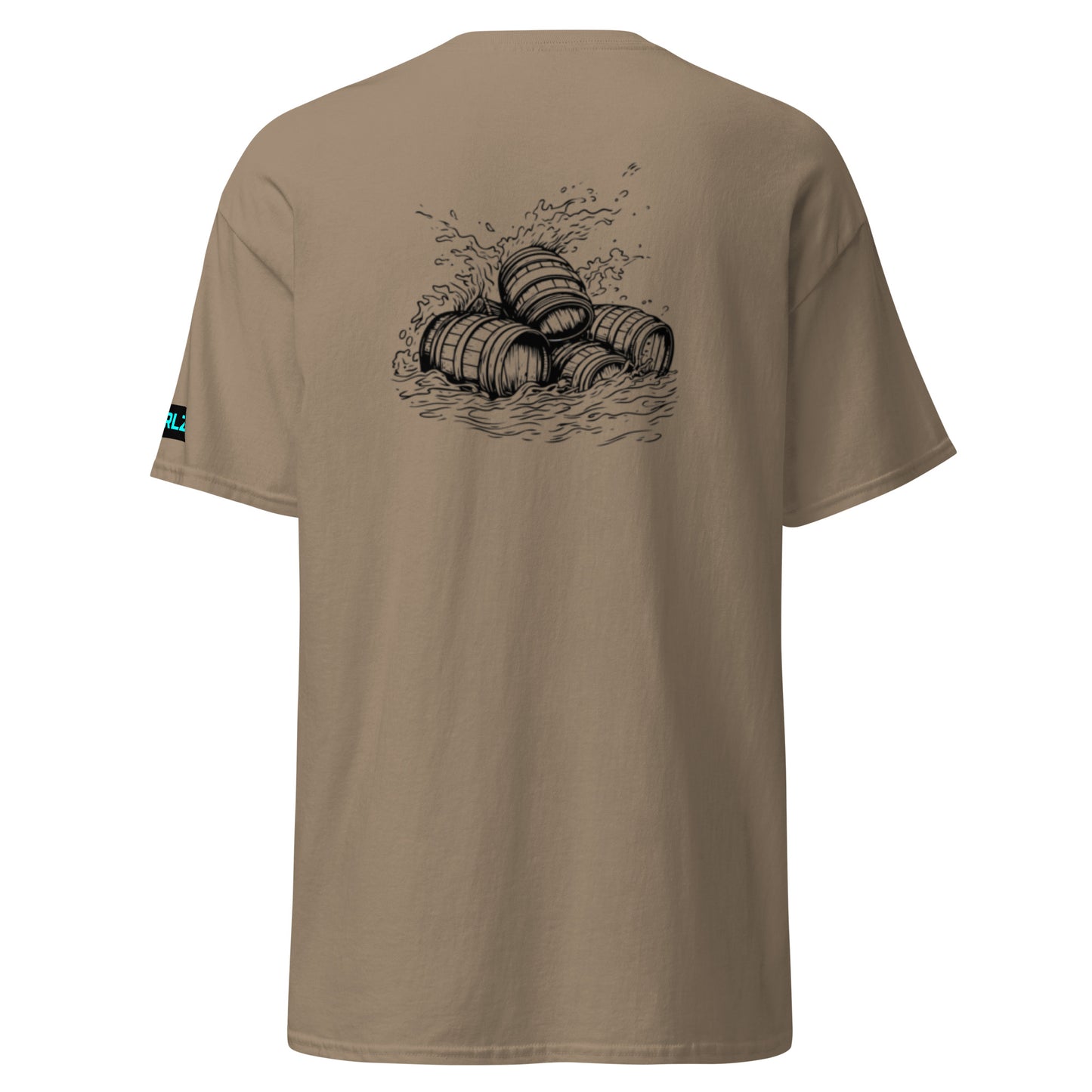 Classic Unisex Surfing T-Shirt Brown Savana