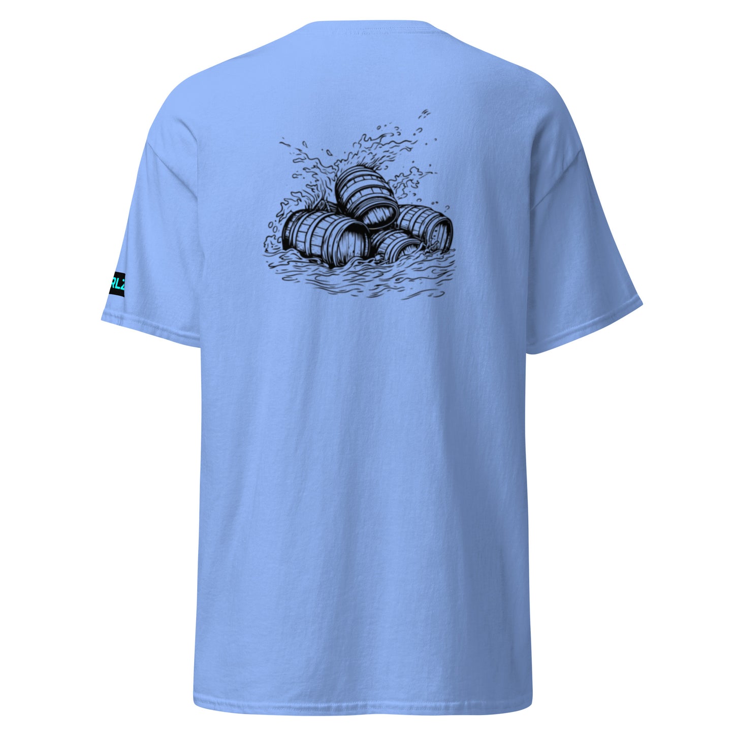 Classic Unisex Surfing T-Shirt Carolina Blue