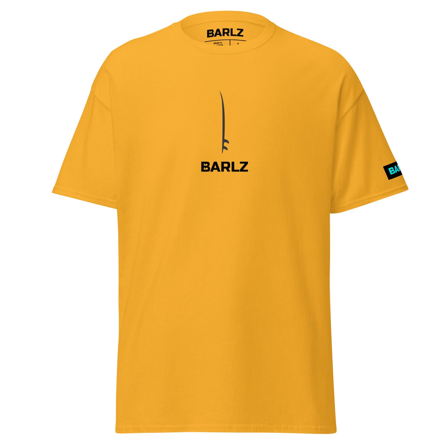 Classic Unisex Surfing T-Shirt Gold