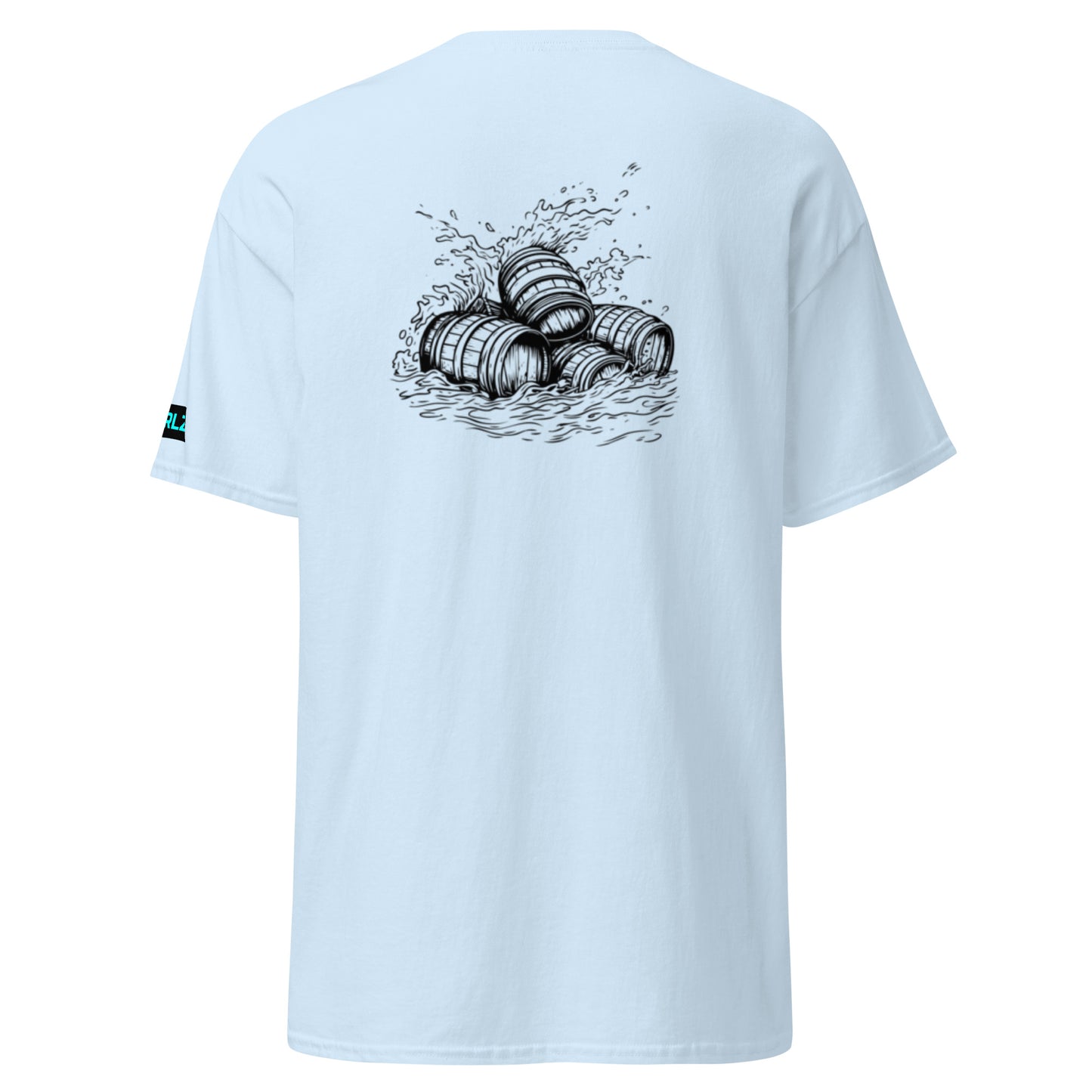 Classic Unisex Surfing T-Shirt Light Blue