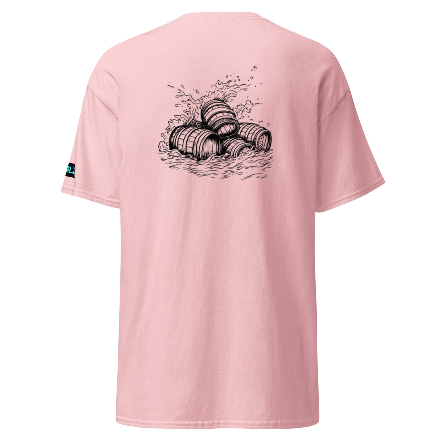 Classic Unisex Surfing T-Shirt Light Pink