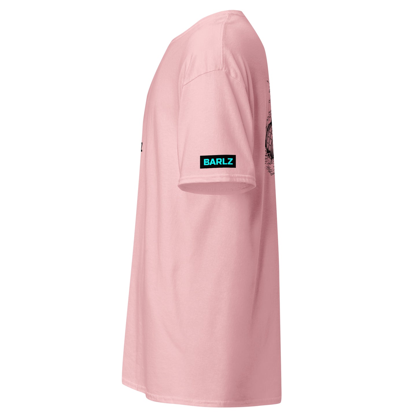 Classic Unisex Surfing T-Shirt Light Pink