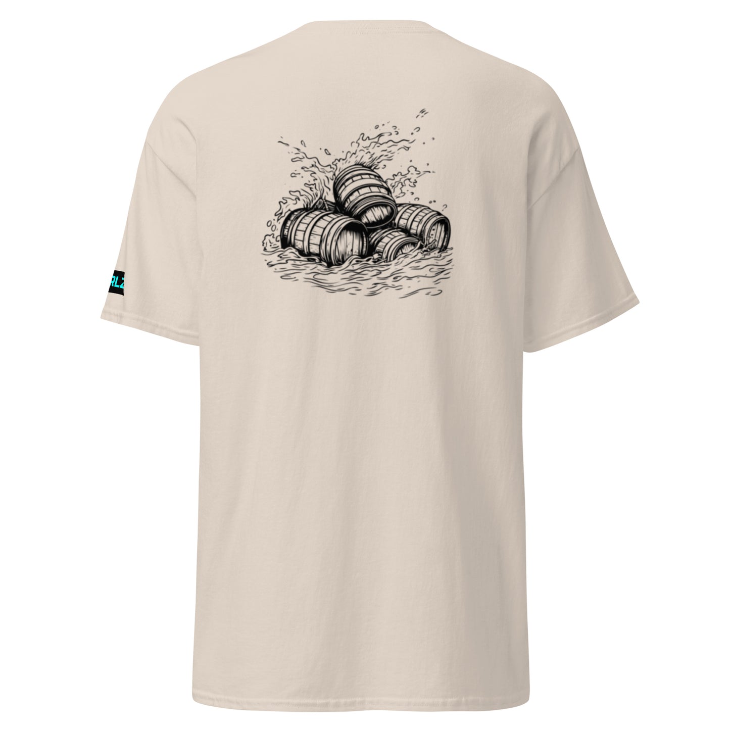 Classic Unisex Surfing T-Shirt Natural