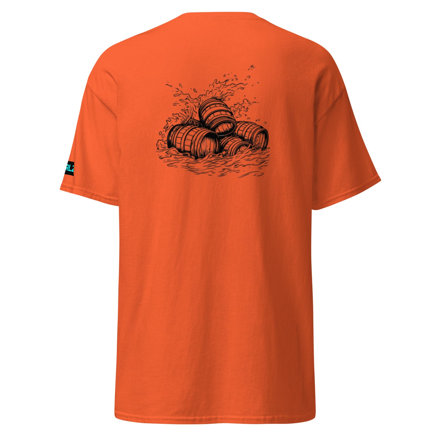 Classic Unisex Surfing T-Shirt Orange