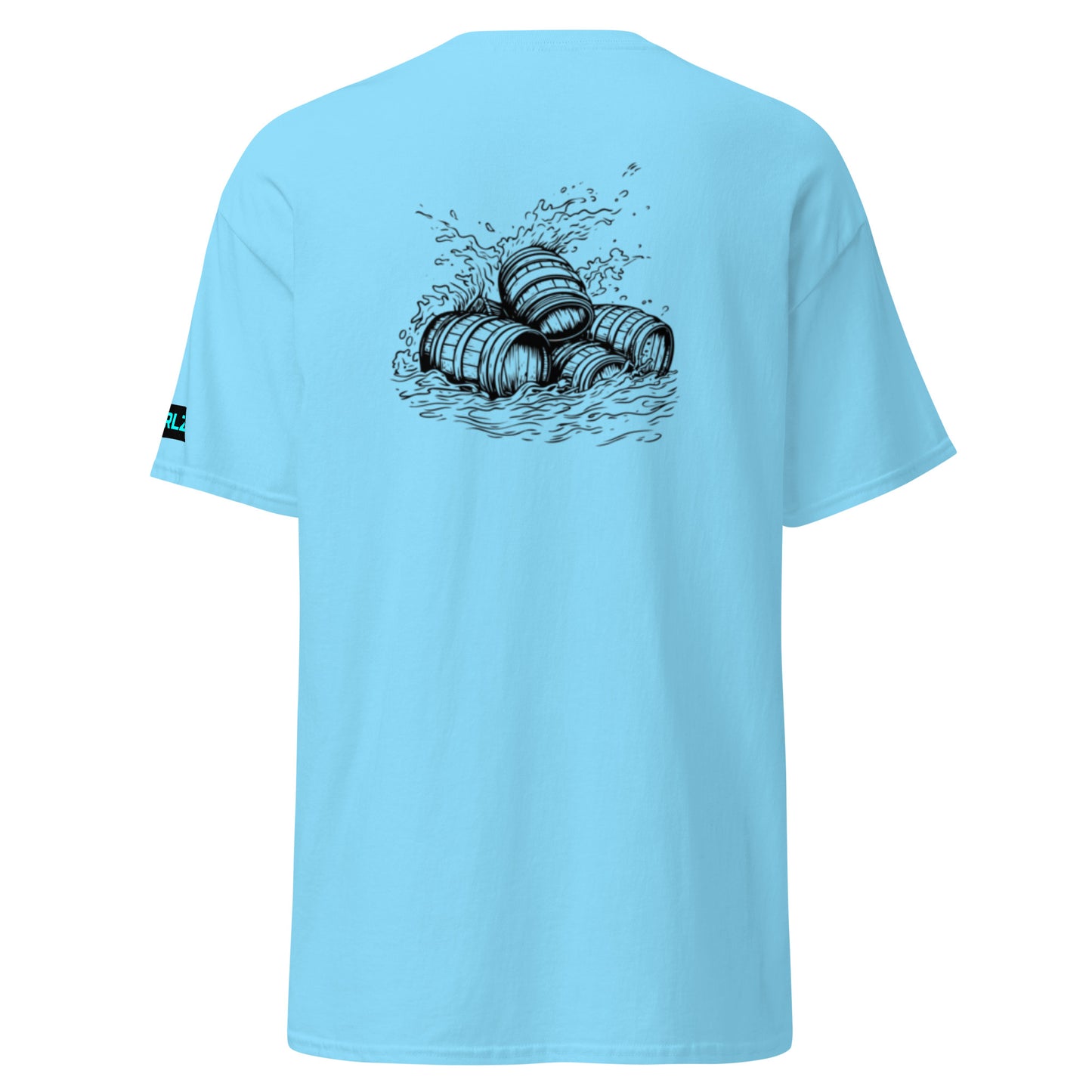 Classic Unisex Surfing T-Shirt Sky Blue
