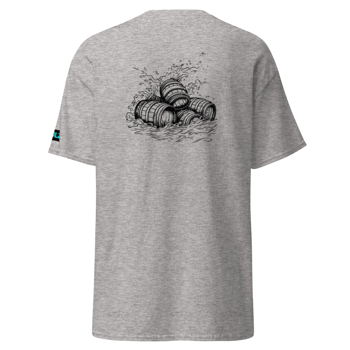 Classic Unisex Surfing T-Shirt Sport Grey