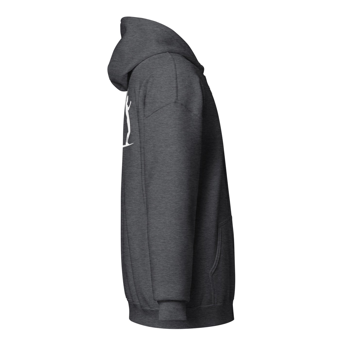 Heavy Blend Zip Hoodie Surfing Style Dark Heather
