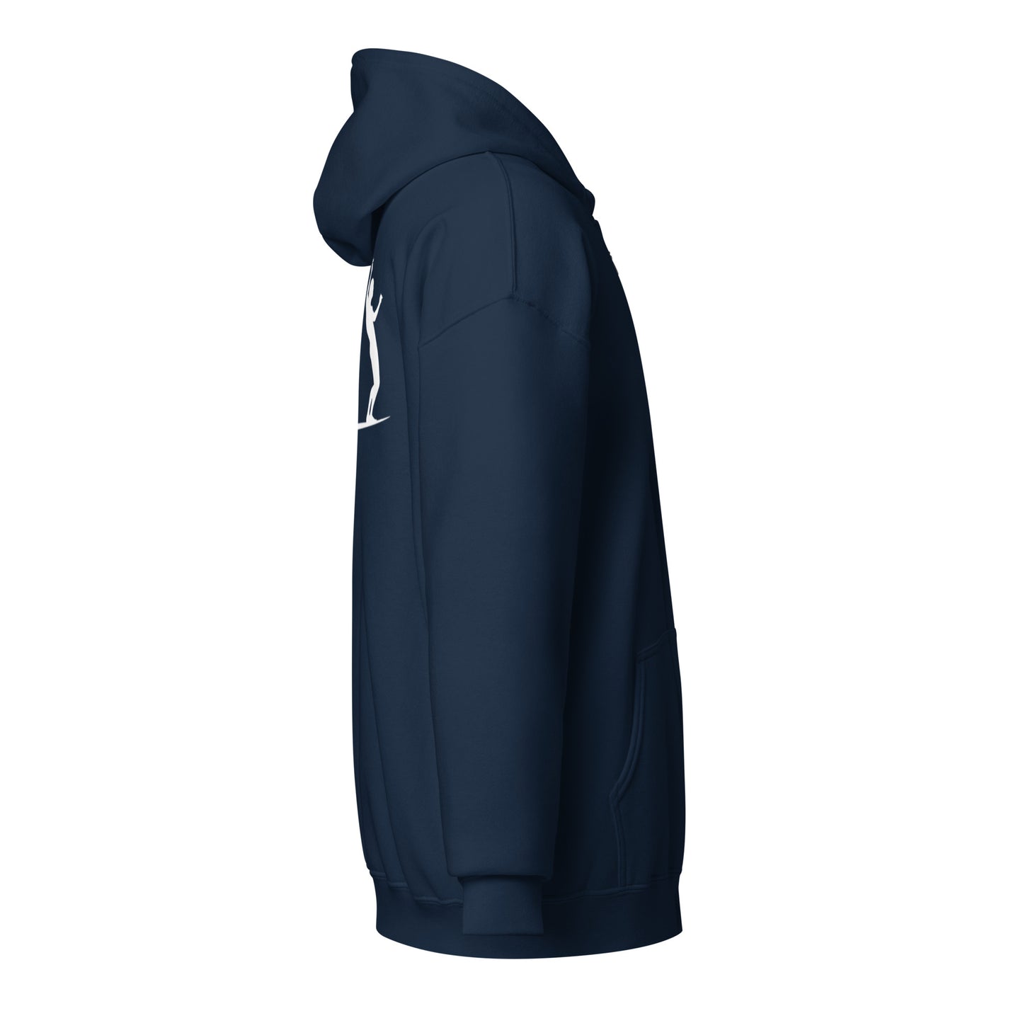 Heavy Blend Zip Hoodie Surfing Style Navy Blue