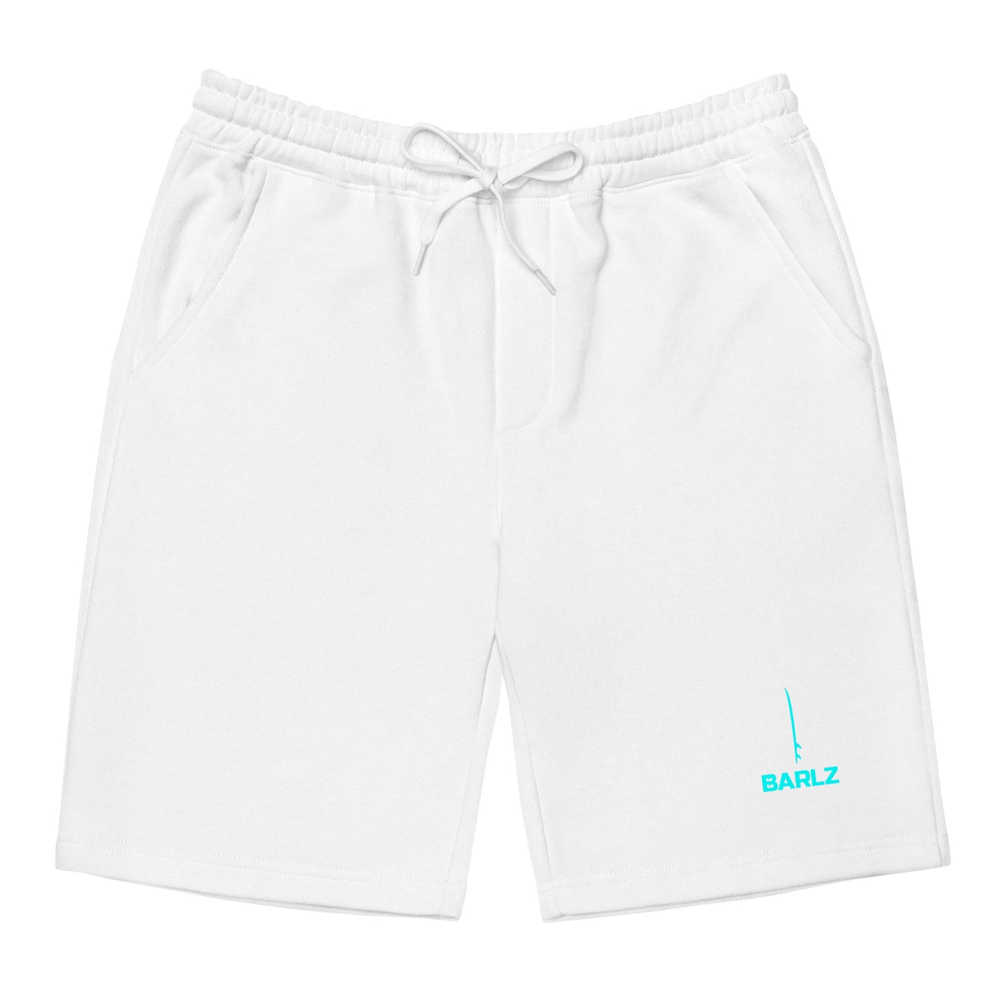 Men's Fleece Shorts White