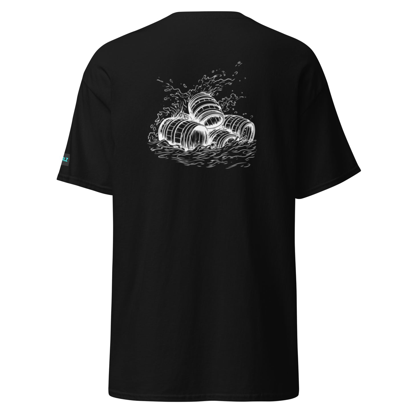 Surfing Clothing T-Shirt Tee Black