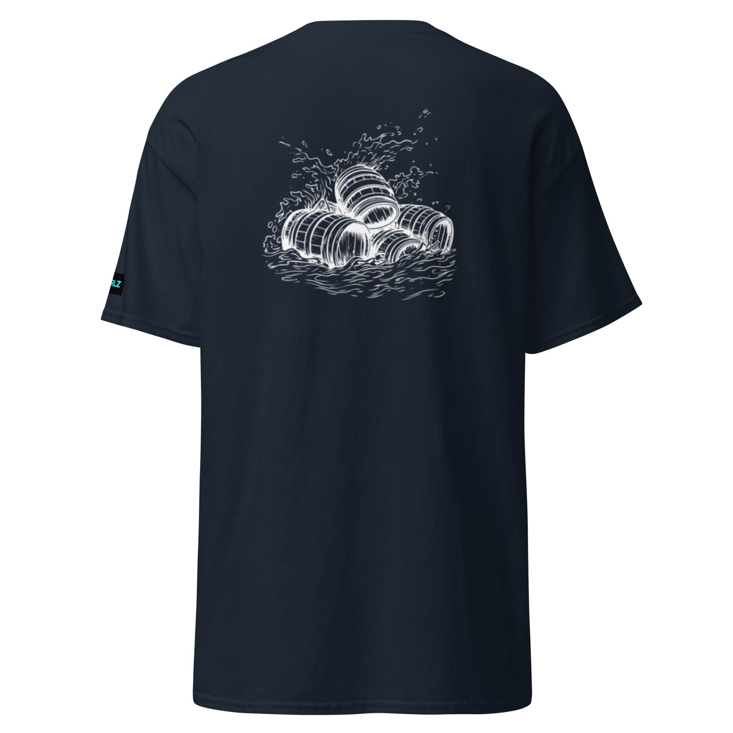 Surfing Clothing T-Shirt Tee Navy Blue