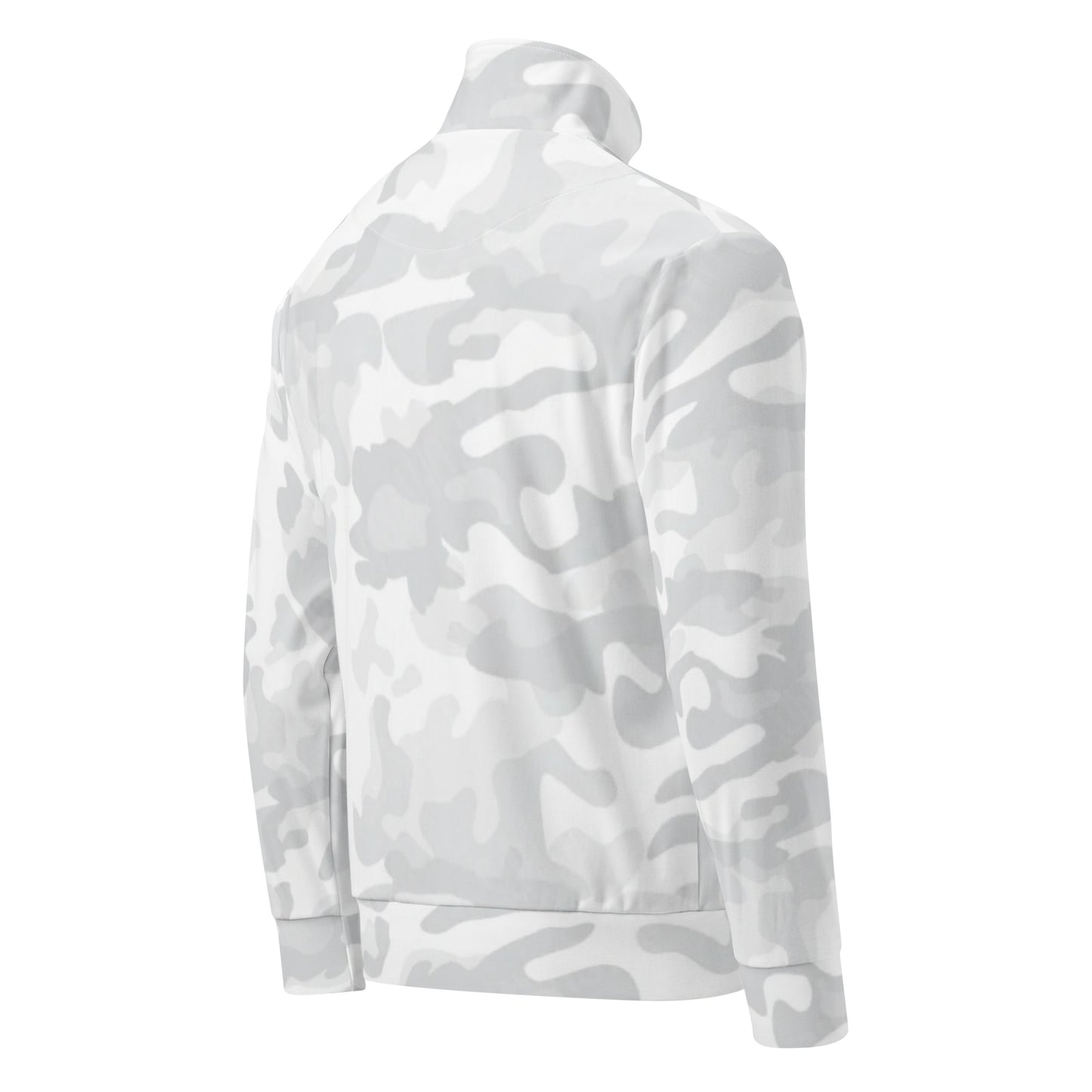 Track Jacket Recycled White Camouflage Design
