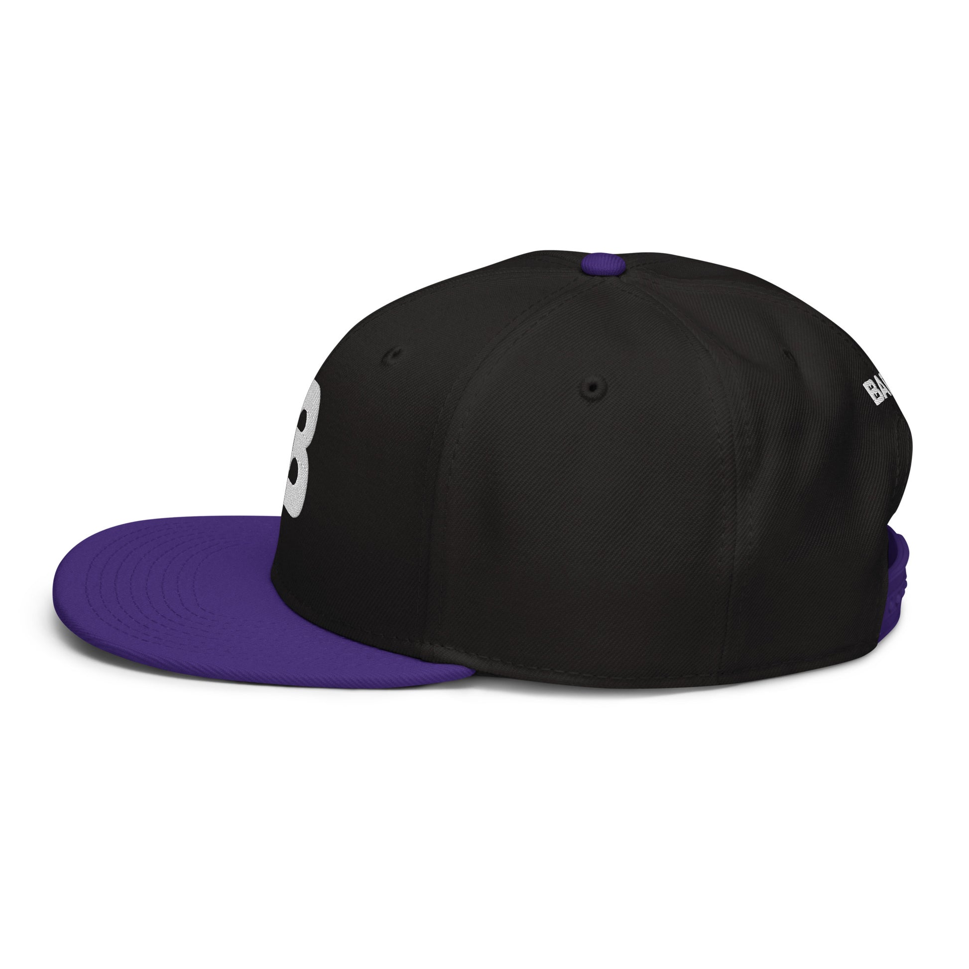 Barlz Hat Aqua Black & Purple