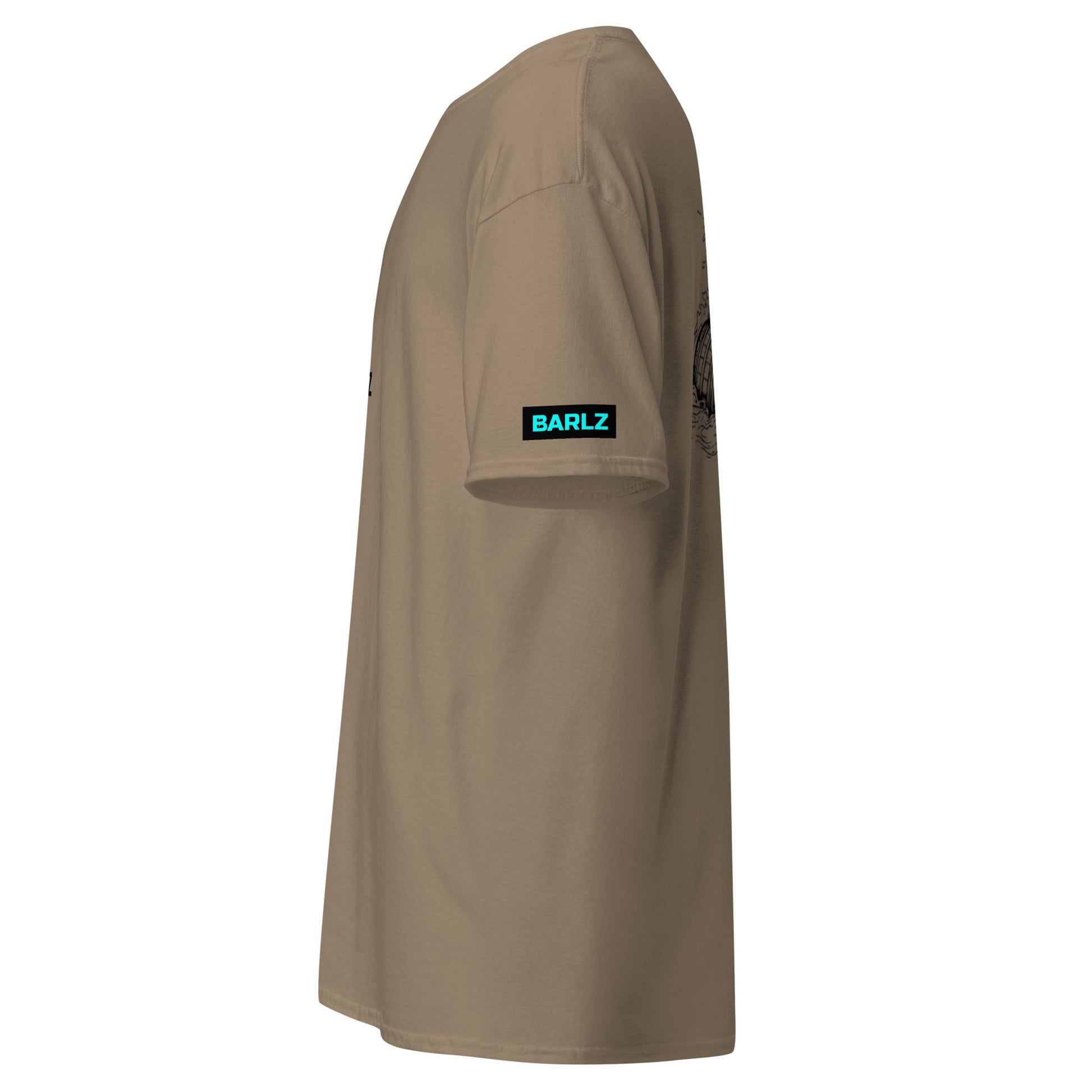 Classic Unisex Surfing T-Shirt Brown Savana