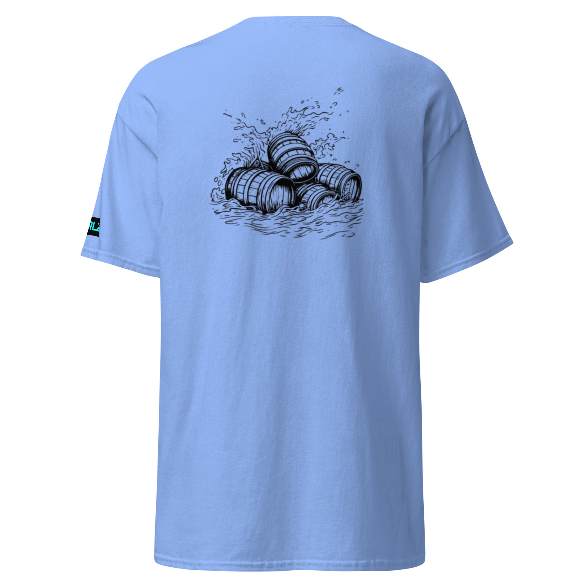Classic Unisex Surfing T-Shirt Carolina Blue
