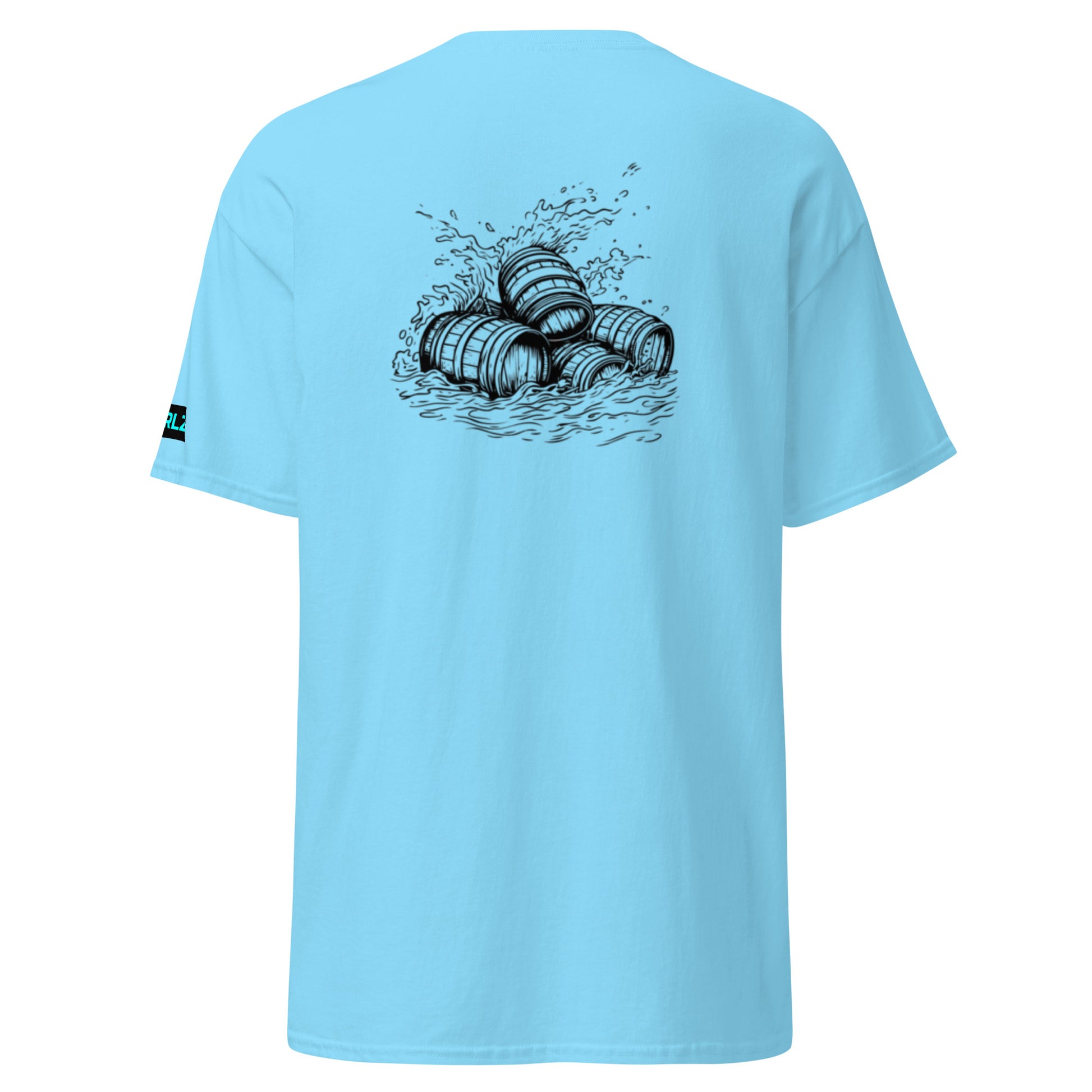 Classic Unisex Surfing T-Shirt Sky Blue