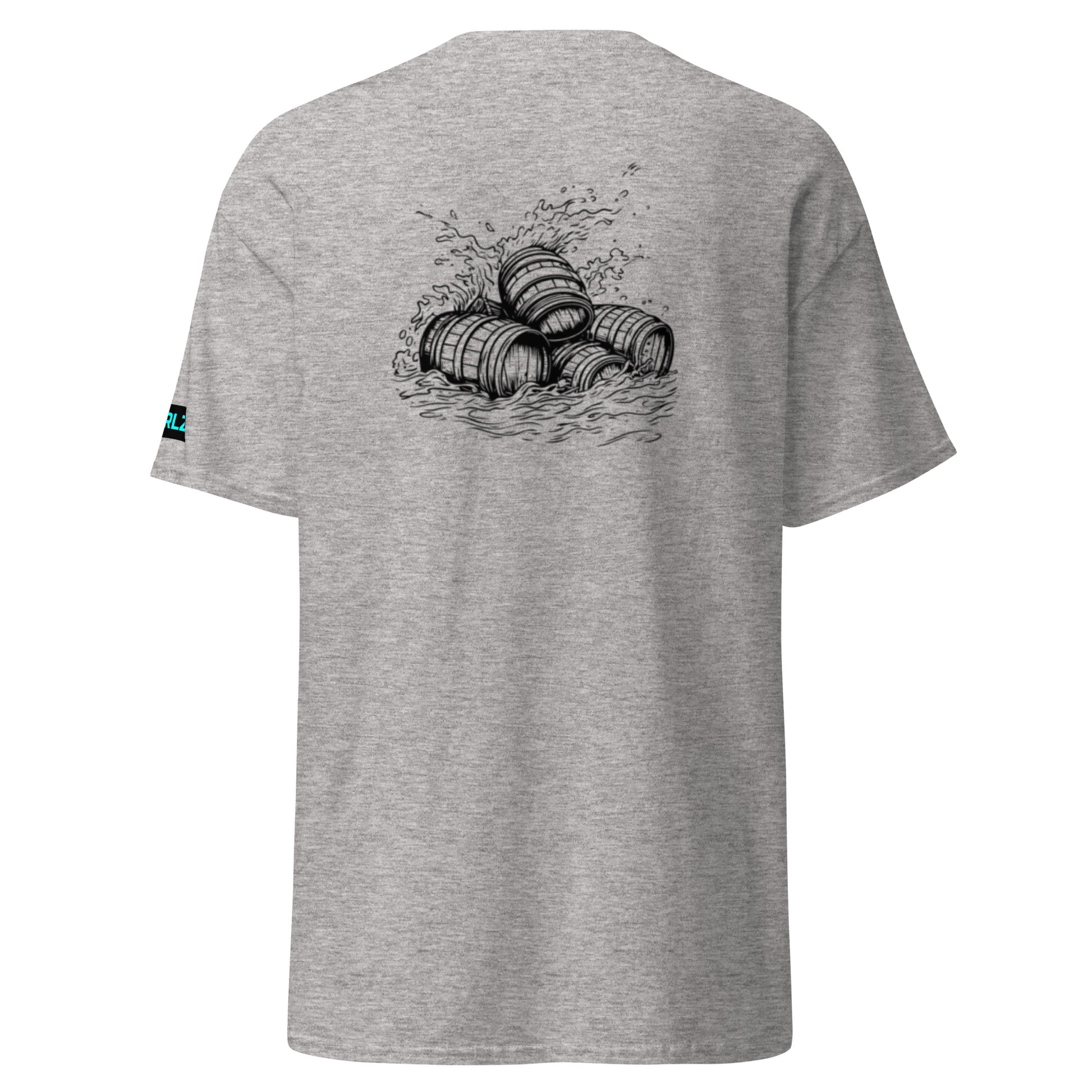 Classic Unisex Surfing T-Shirt Sport Grey
