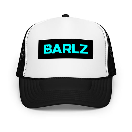 Foam Surfing Trucker Hat Black & White