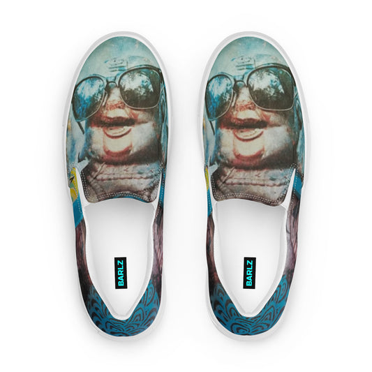 Happy Buddha Slip Ons