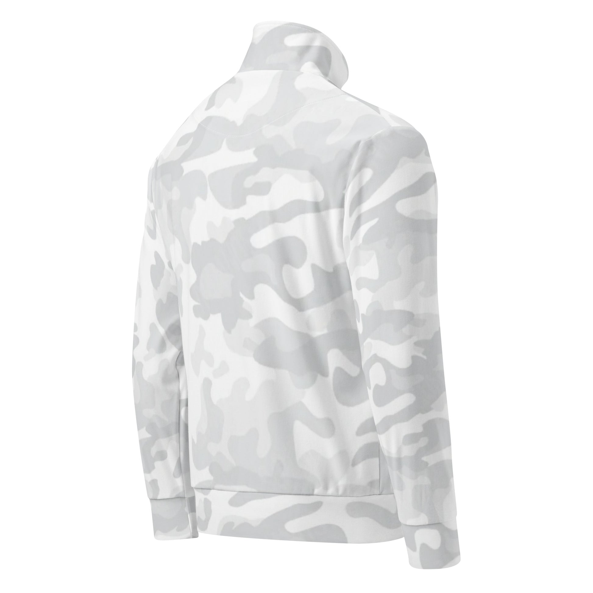 Track Jacket Recycled White Camouflage Design
