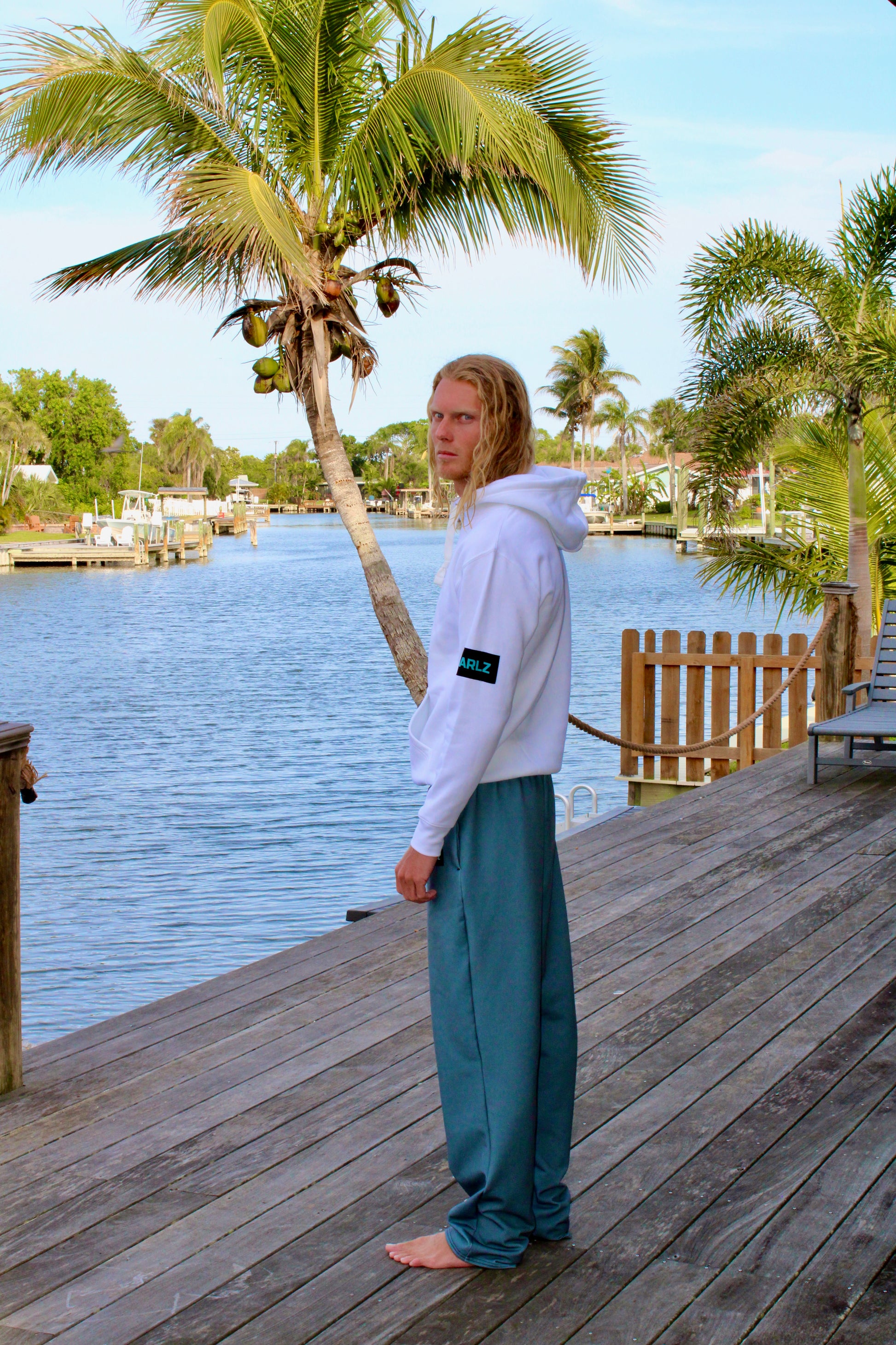 Wide Surf Barlz Joggers Grey