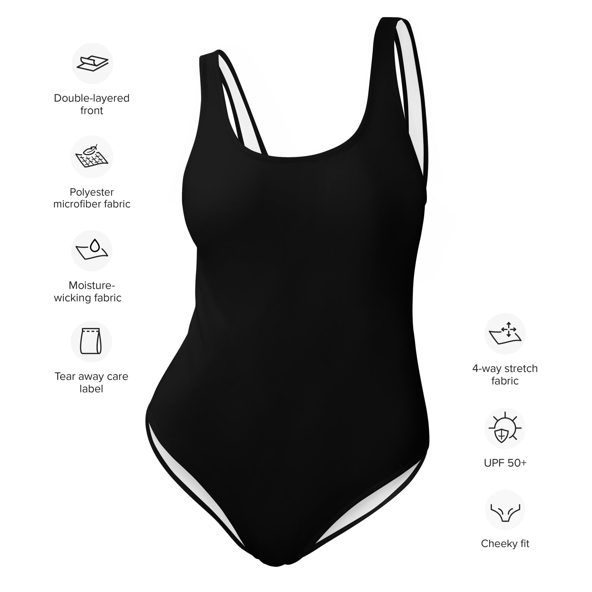 Women's One-Piece Swimsuit Black