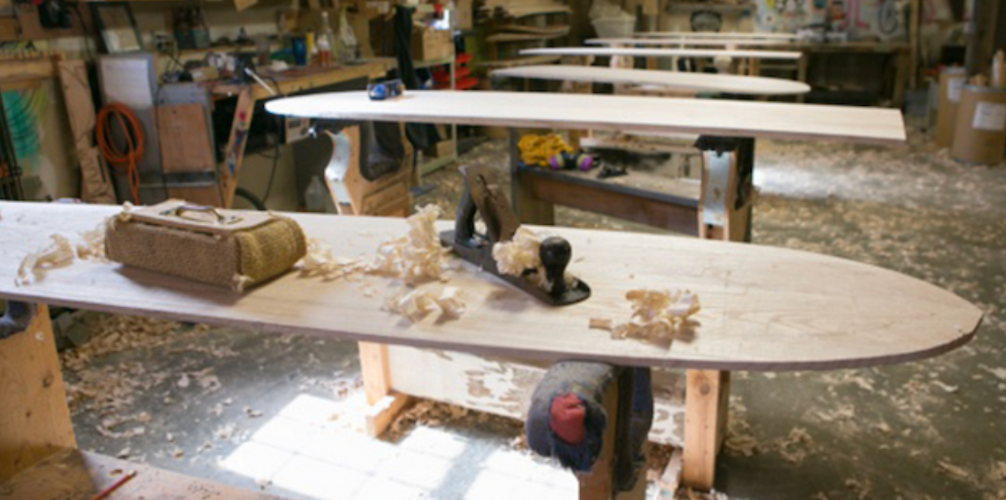 Wooden Surfing Board