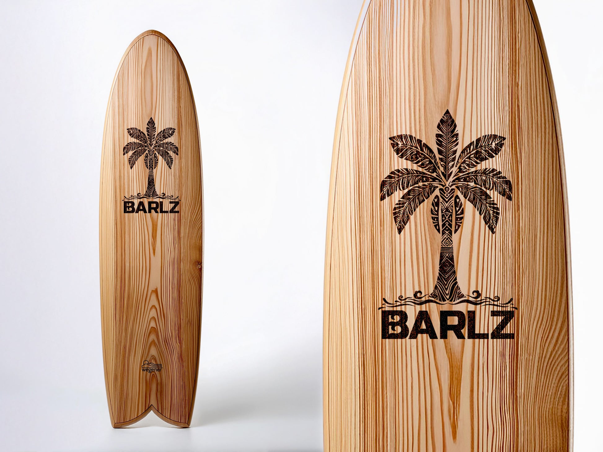 Wooden Surfing Board
