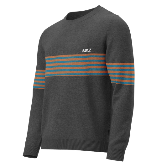 Knitted crew neck sweater