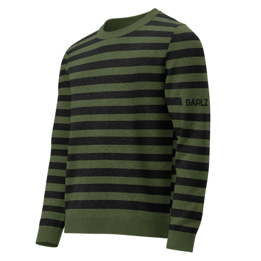 Knitted crew neck sweater
