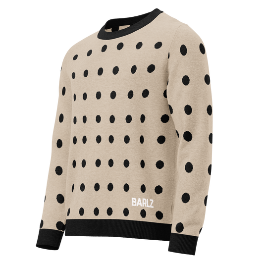 Knitted crew neck sweater