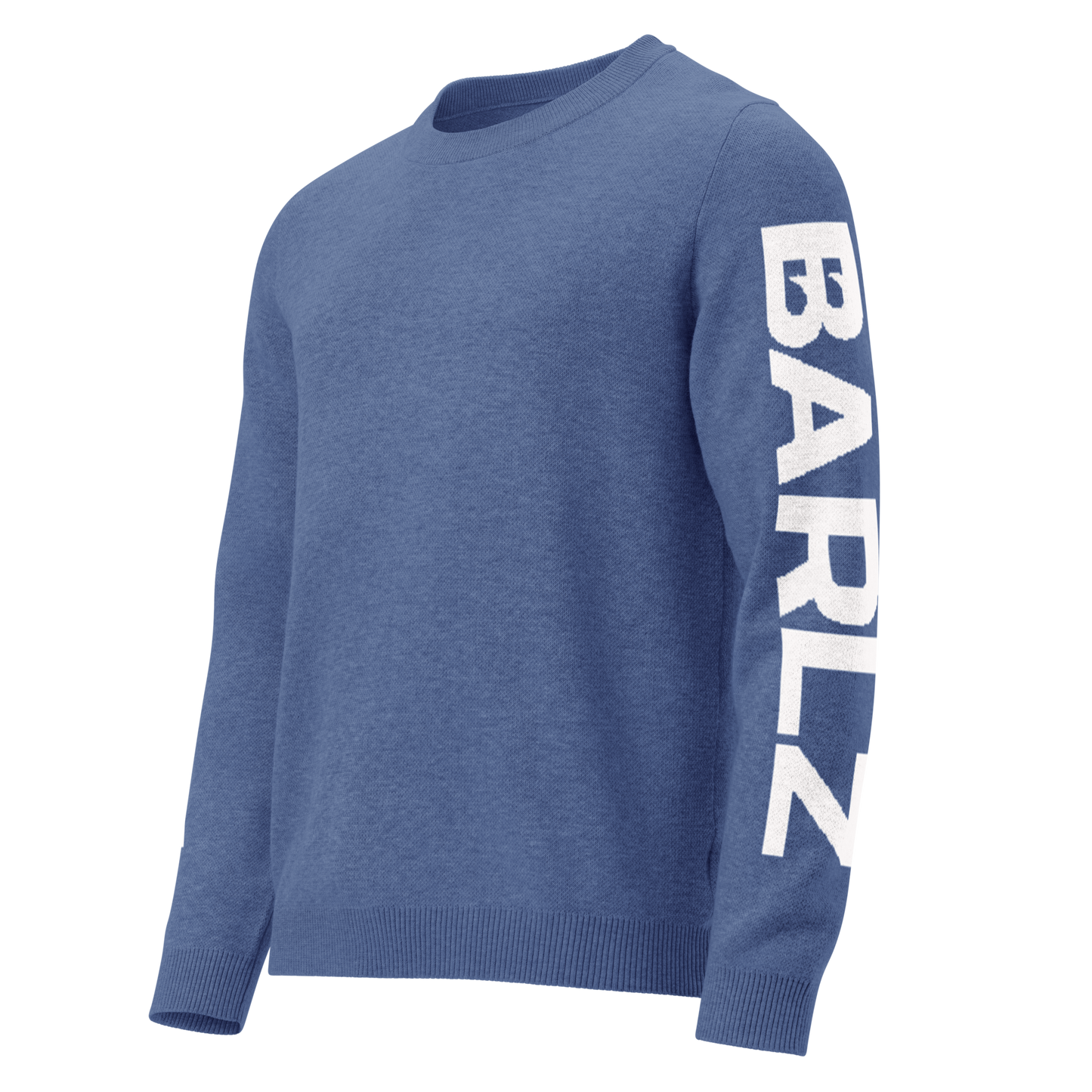Knitted crew neck sweater