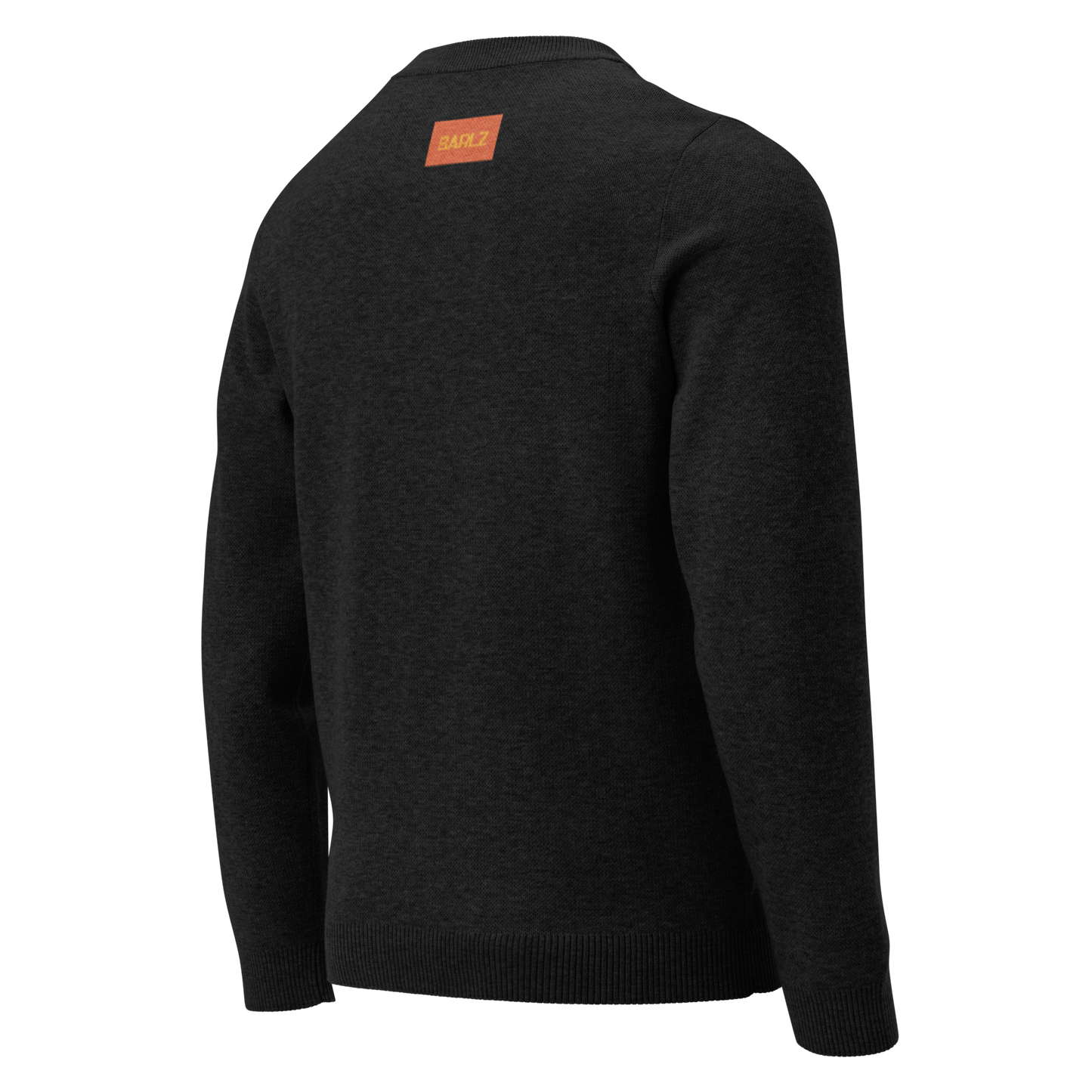 Knitted crew neck sweater