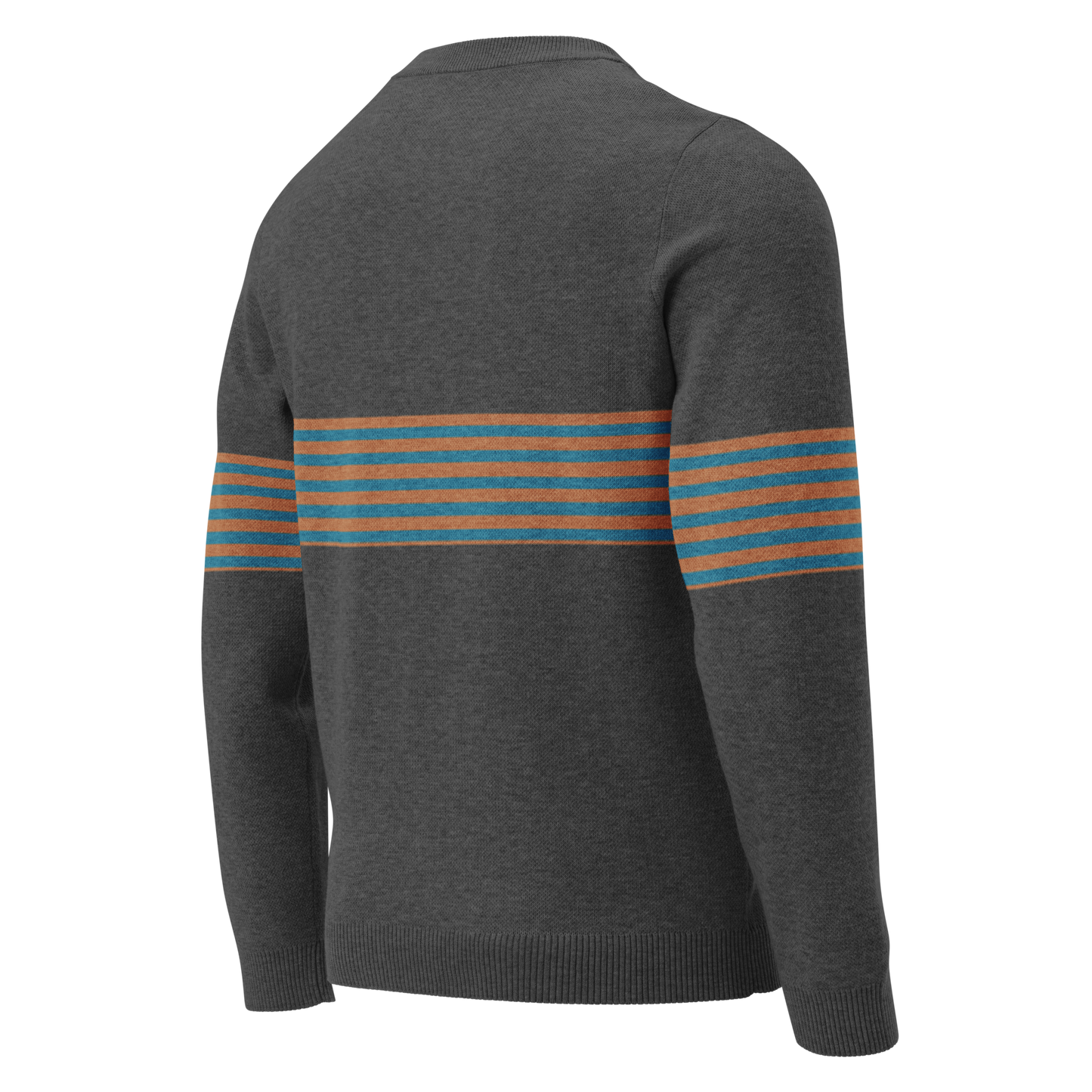 Knitted crew neck sweater