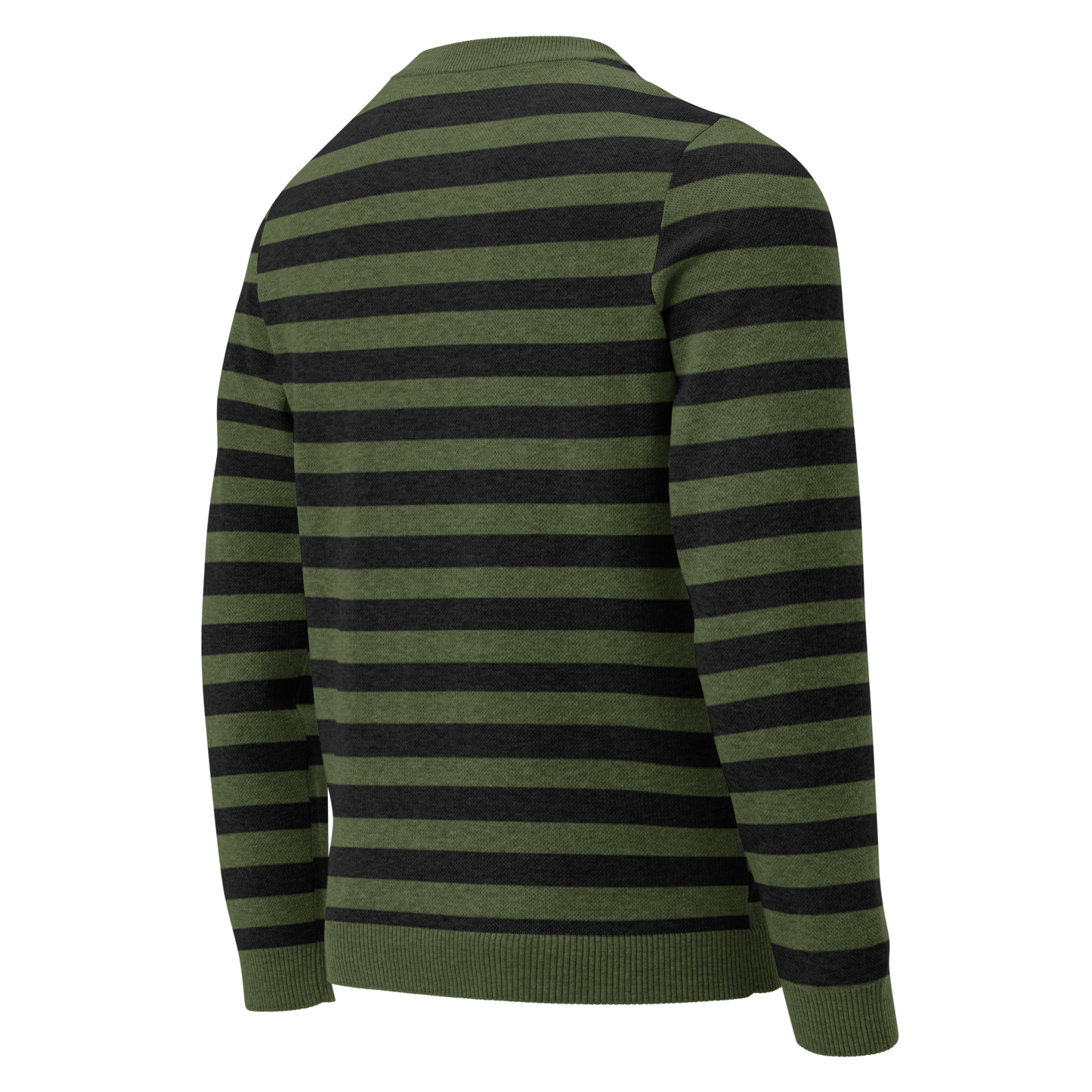 Knitted crew neck sweater