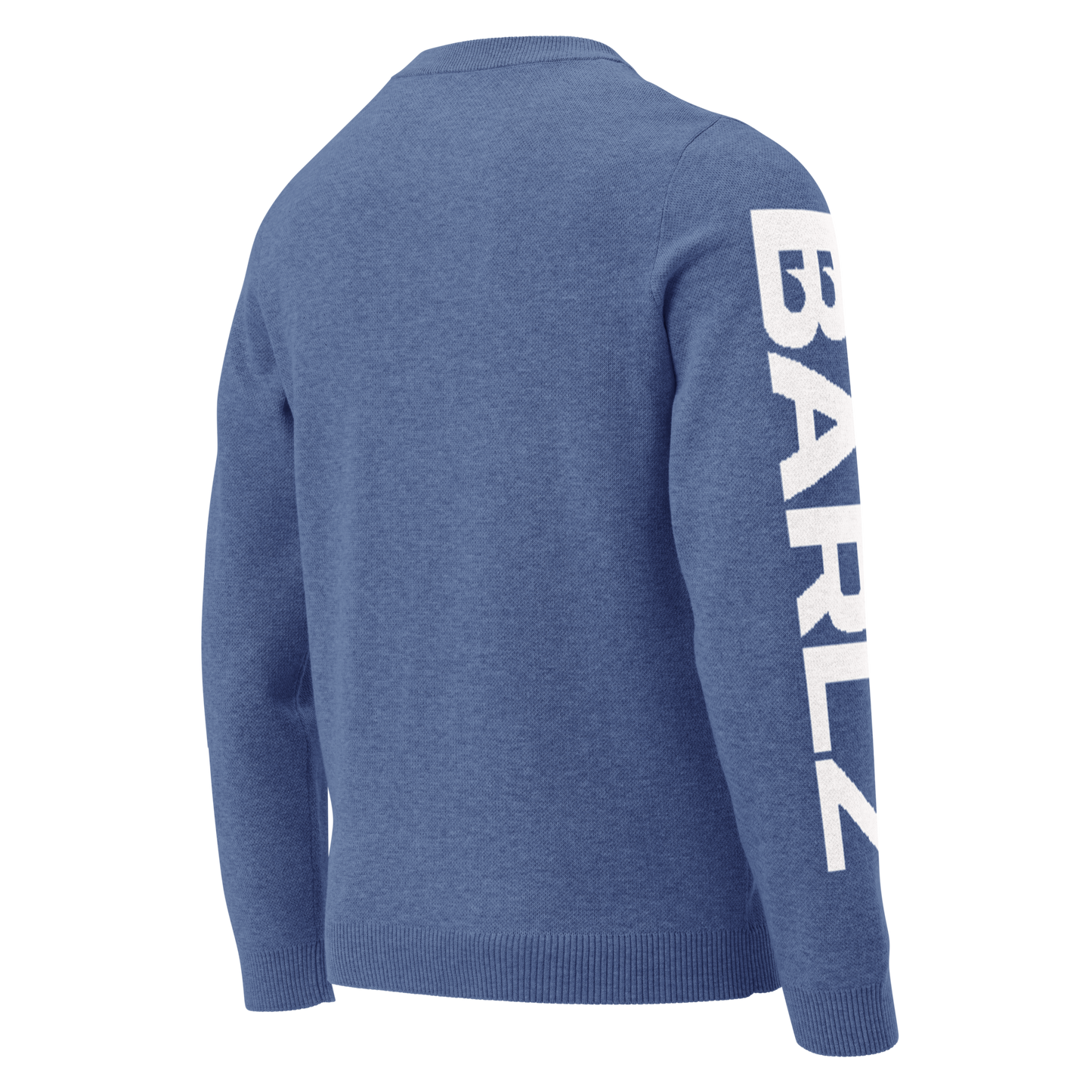 Knitted crew neck sweater