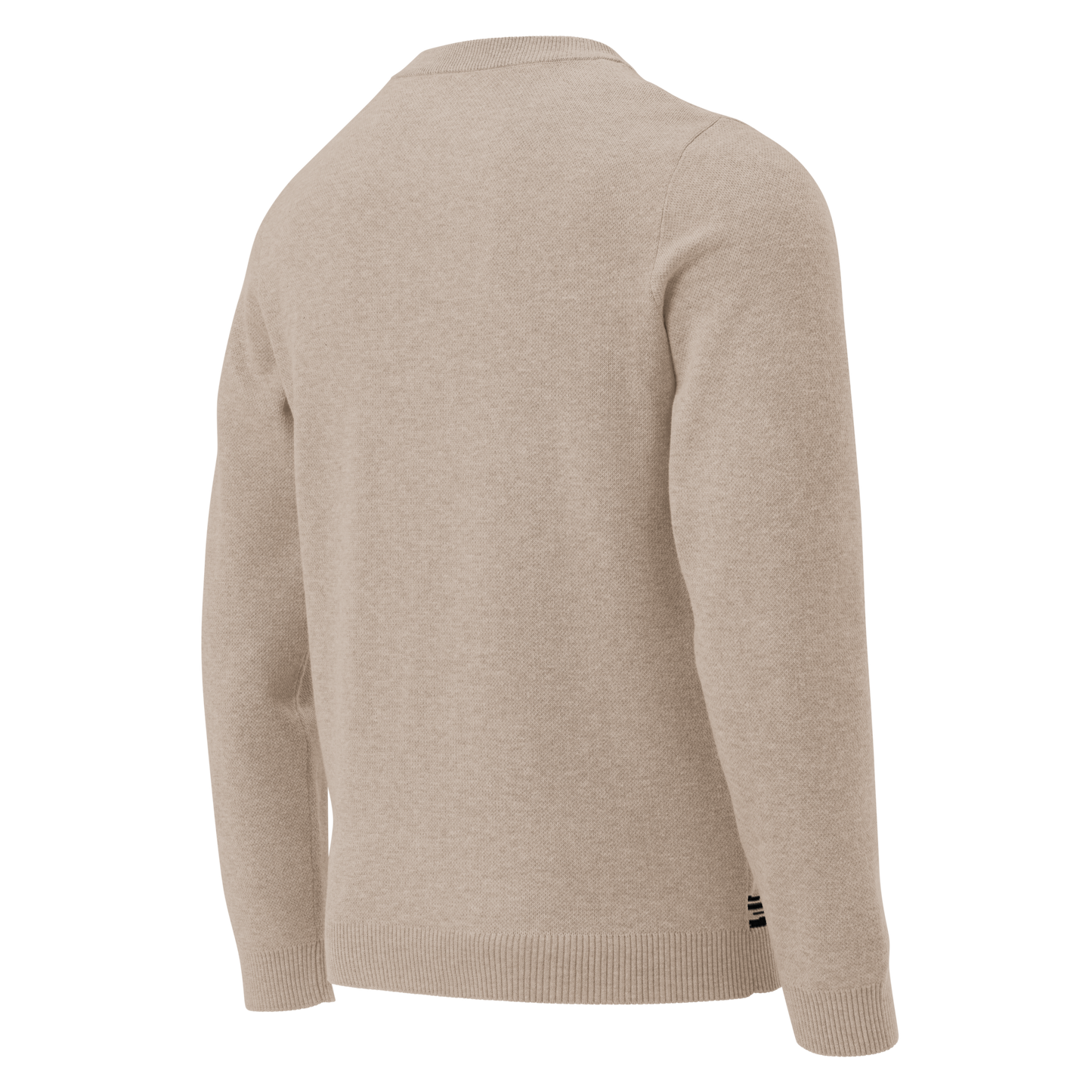 Knitted crew neck sweater