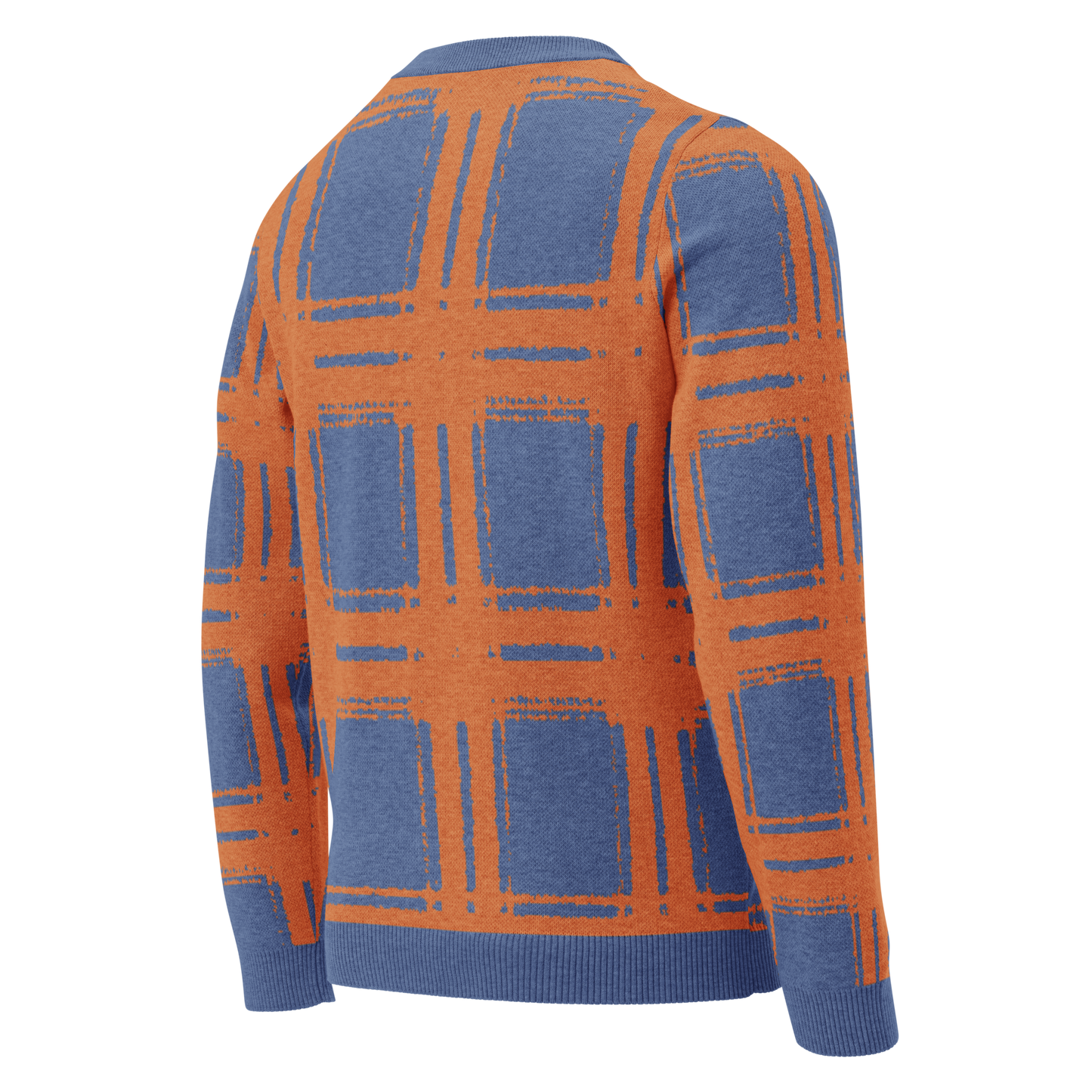 Knitted crew neck sweater