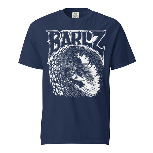 Skeleton surf graphic Heavyweight T shirt